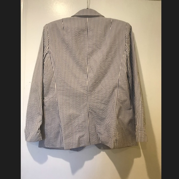 NWT Banana Republic Striped Blazer Sz 12 - Picture 2 of 5